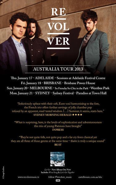 Revolver - Australia Tour 2013 Jan 17-21